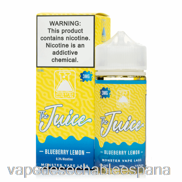 Vape Desechable España Arándano Limón - El Jugo - 100ml 6mg